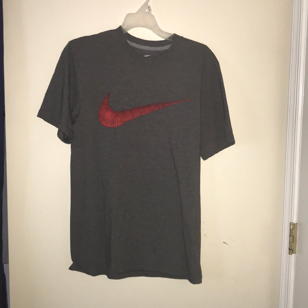 Nike check Red and Grey T-Shirt